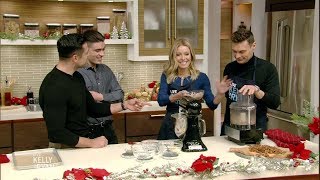 Mark and Michael Consuelos Help Kelly Make Mexican Wedding Cake Cookies