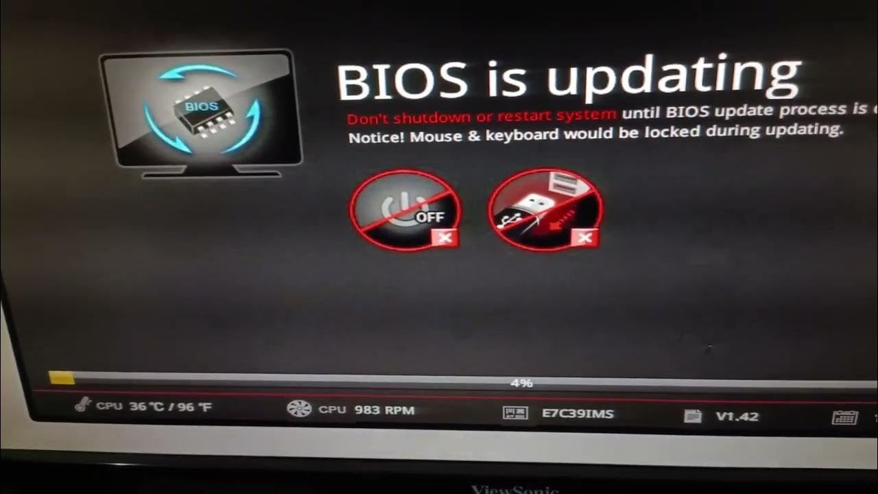 How to Update MSI Motherboard BIOS B365M PROVDH YouTube