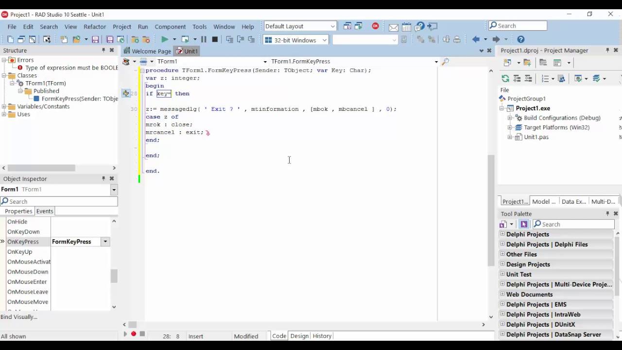 Tutorial Cara membuat Anti Sniff Atau Anti Intip Aplikasi Delphi7