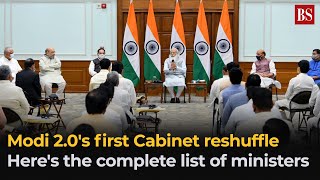 Modi 2.0's first Cabinet reshuffle: Here's the complete list of ministers