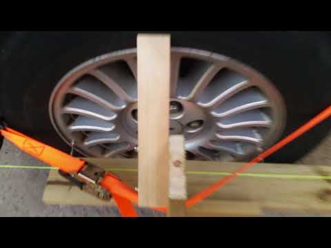 Checking wheel alignment DIY