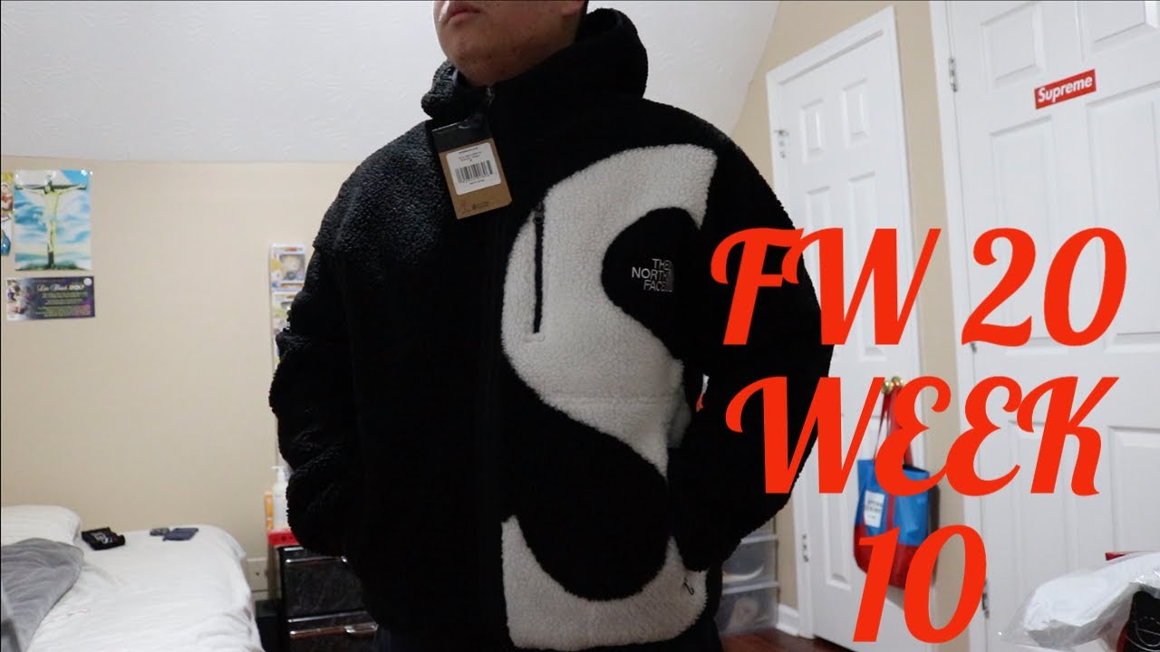 Supreme The North Face S Logo Hooded Fleece Jacket - YouTube