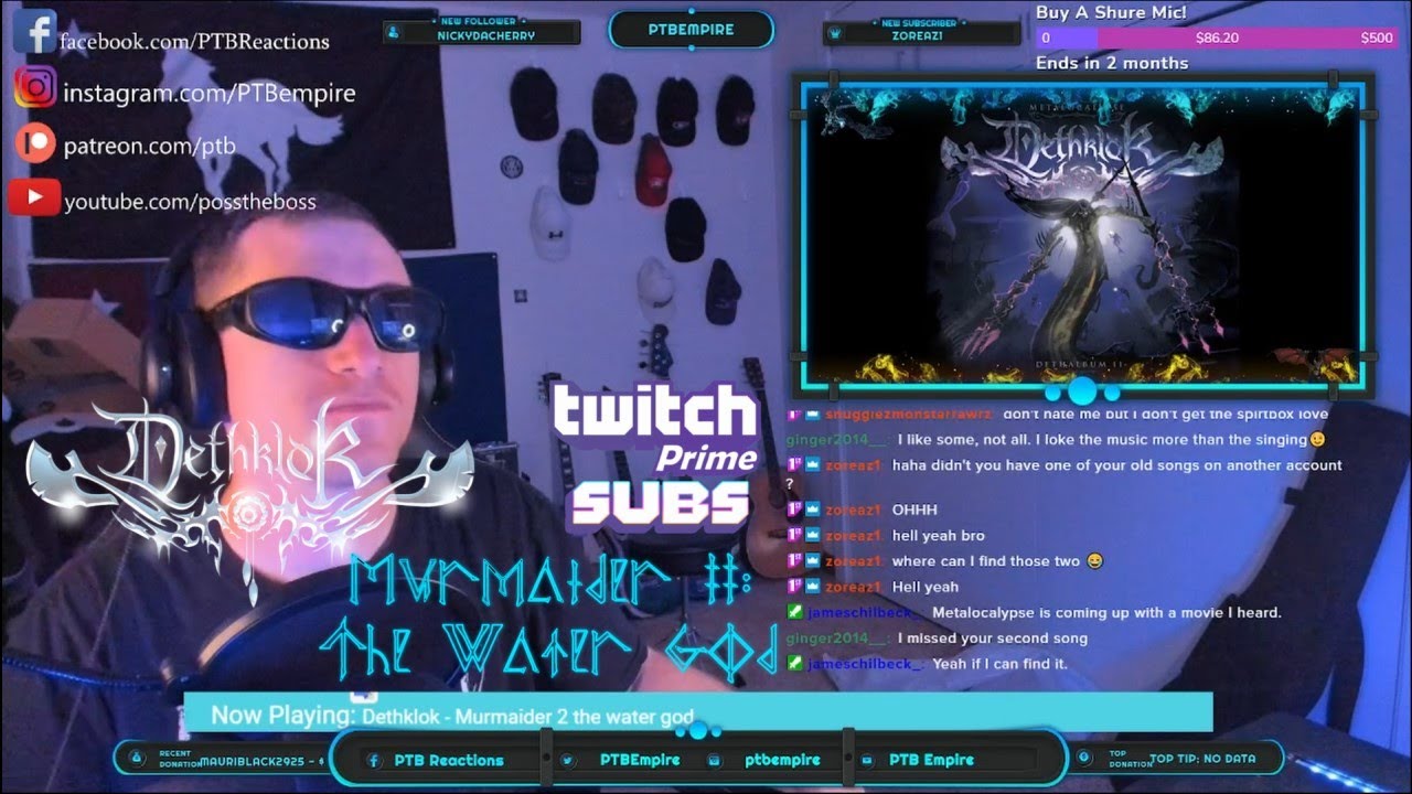 PTB Reaction | Dethklok | Murmaider II: The Water God - YouTube