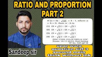 ratio and proportion part 2, Questions based on the basic concept of Ratio & Proportion penfreemaths