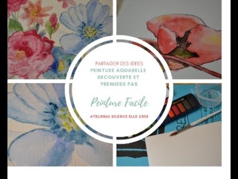 Peinture Facile, Premiers pas à l'Aquarelle ,🎨 Tutoriel ...