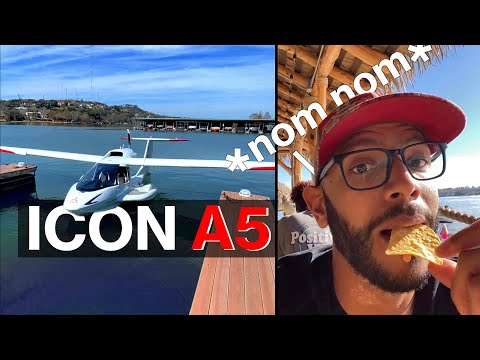 I Landed an ICON A5 at a Waterfront Restaurant - ICON A5 Demo Flight