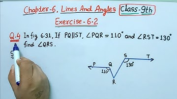 Ex 6.2 Q4 class 9 Maths Ncert | Class 9th Maths chapter 6 Lines and angles exercise 6.2 Question 4