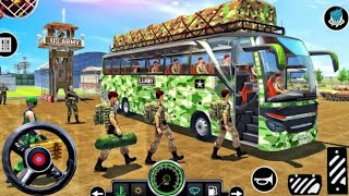 Army Bus Driver US Soldier Transport Duty - Bus Simulator Army - Android GamePlay screenshot 5