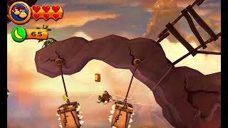Donkey Kong Country Returns 3D - Cliff - Clifftop Climb
