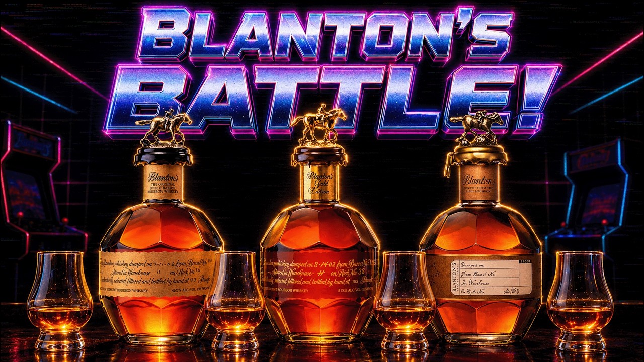 Blanton's Bourbon Flight: Single Barrel vs Store Pick vs Gold vs SFTB