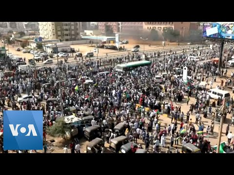 Rival Protesters Gather in Sudan’s Capital