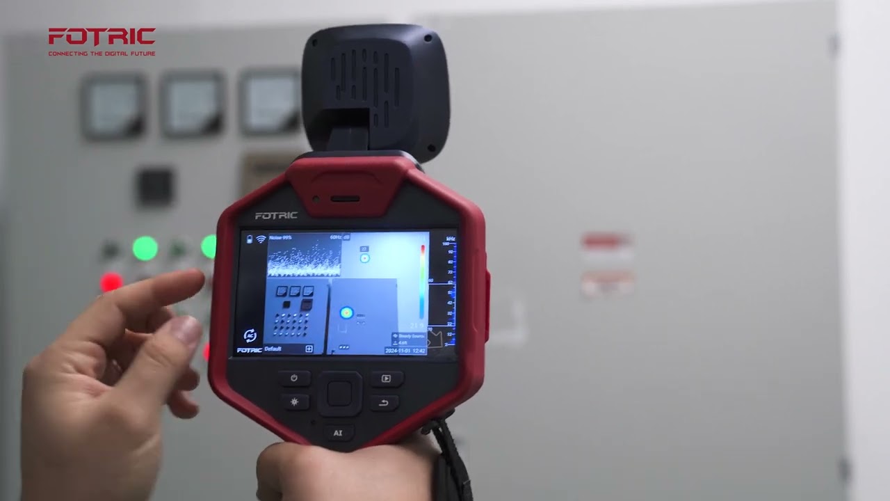 FOTRIC V-MiX AcouTherm Camera in Electrical Equipment Safety Inspection