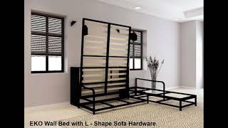 EKO Wall Bed with L Shape Sofa hardware by Marskitchenworld 56 views 2 years ago 23 seconds