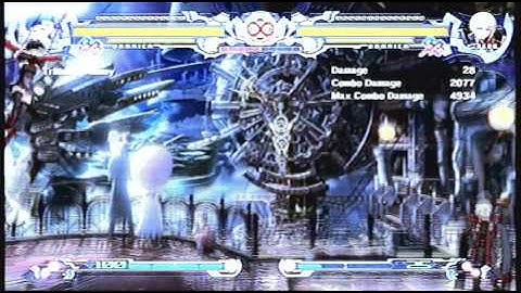 BlazBlue - Jin Combo Video "A Requiem for the 50,000 Soldiers"