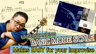 【Jazz Guitar Lesson】How to improvise Mode Scale MADE EASY. Let's level up your jazz skill!