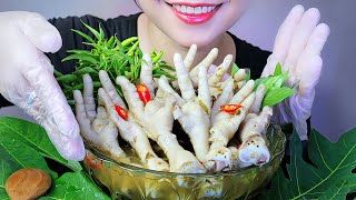 ASMR CHÂN GÀ CAY THÁI LAN | THAI- STYLE CHICKEN FEET EATING SOUNDS | LINH-ASMR