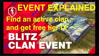 WOT Blitz - B-C 25t Avenir - Clan event explained