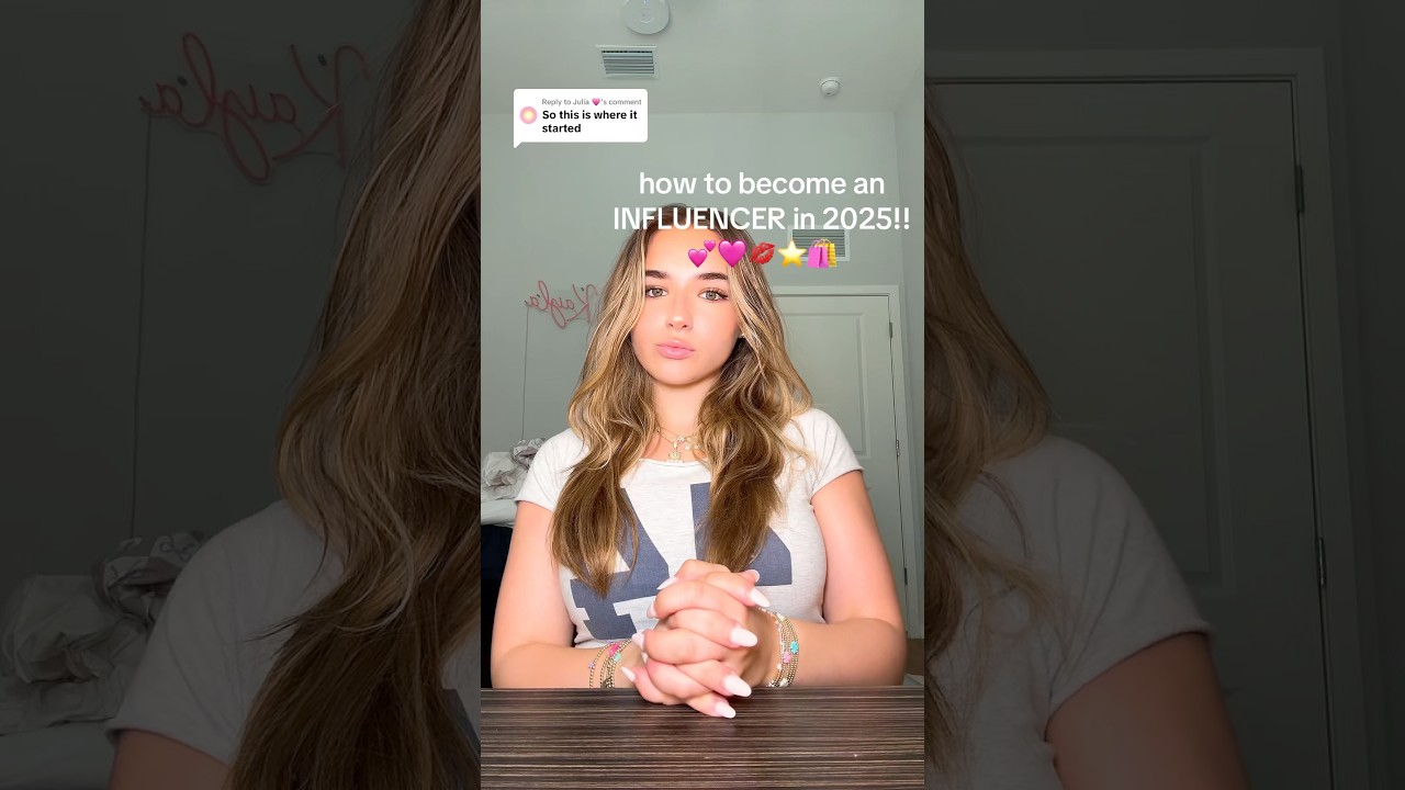 rewrite this title how to become an influencer & start posting in 2025!! #influencertips #howtobecomeaninfluencer