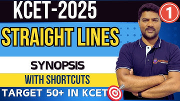 KCET-2025 | Mathematics | Straight lines | Abhyasa Academy | class-01