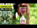 Beautiful Sand timer (Hourglass) with Wooden base & Brass Frame