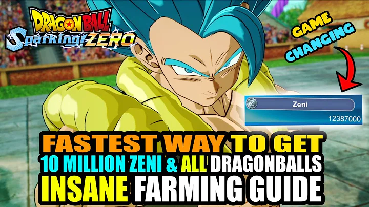 INSANE Zeni Farm How to get ALL Dragon Balls Fast Dragon Ball Sparking Zero All Item & Farming Guide