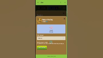 Zoo Rebus of the Day (Today 30,Jan,2025) #zooriddleoftheday #zoorebusoftheday #zoo