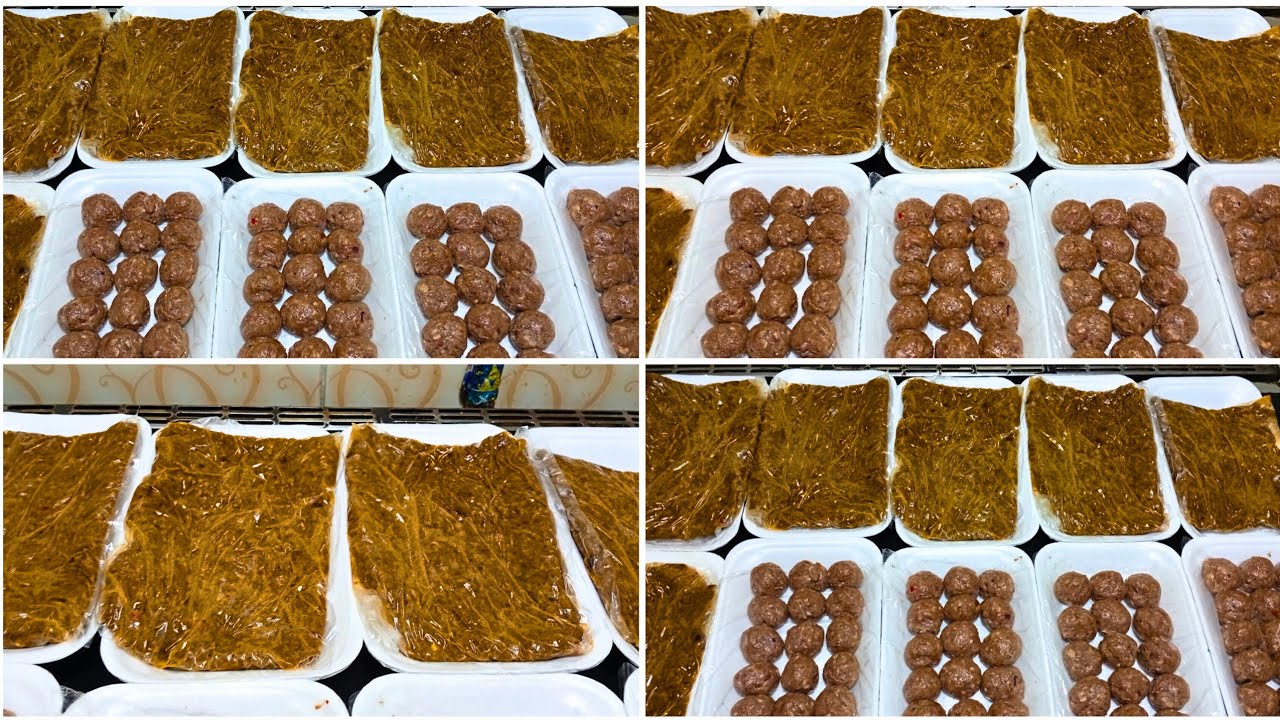 بطريقه سهله جدا تفريز كفته داود باشا واللحم المفرومه لاستخدام شهر رمضان الكريم 