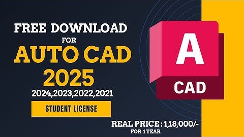 AUTOCAD 2025 FOR FREE DOWNLOAD AND INSTALL ||STUDENT LICENCE #autocad #tamil #2025 #revit