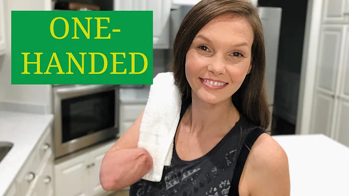 AMPUTEE Washing Dishes One-Handed*Amput...  the ki...