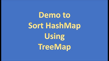 How to Sort Hashmap using treeMap.