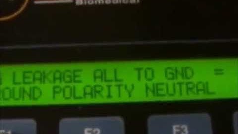 Defibrillator Part XVIII:  ECG Isolation Test