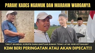 Download Lagu KADES KETAR-KETIR! KDM ANCAM PECAT SOAL DANA RUMAH TAK LAYAK HUNI! MP3
