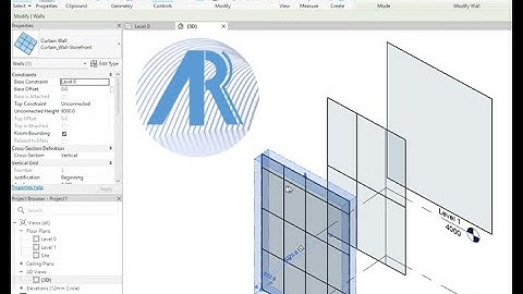 Curtain Wall Properties overview Revit Tutorial