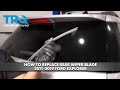 How to Replace Rear Wiper Blade 2011-2019 Ford Explorer
