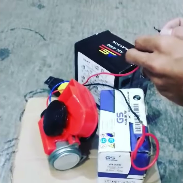 Klakson kapal motor atau mobil 12volt