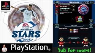 Bundesliga Stars 2001 – PlayStation (PS1) Gameplay | Classic Soccer Game