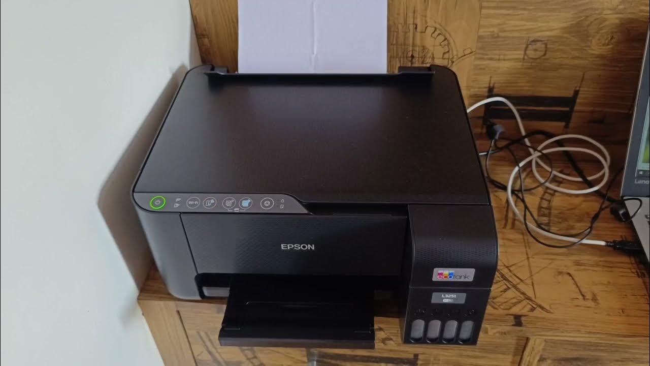 Epson L3251 Initial Ink Charging new printer EpsonL3251 Color printer
