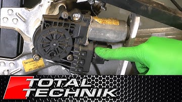 How to Remove Electric Window Motor - Audi A6 S6 RS6 - C5 - 1997-2005 - TOTAL TECHNIK
