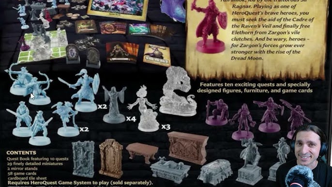 HeroQuest: Rise of the Dread Moon Review - A Deep Delve - Elvyler's Game  Room