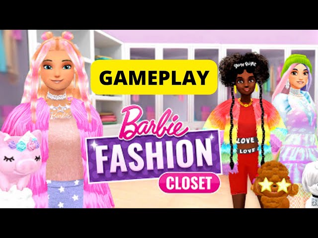 GAMEPLAY - JOGO GUARDA-ROUPA DA BARBIE - BARBIE FASHION CLOSET 