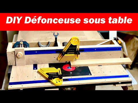 Support de défonceuse sous table DIY - 300 mm x 235 mm