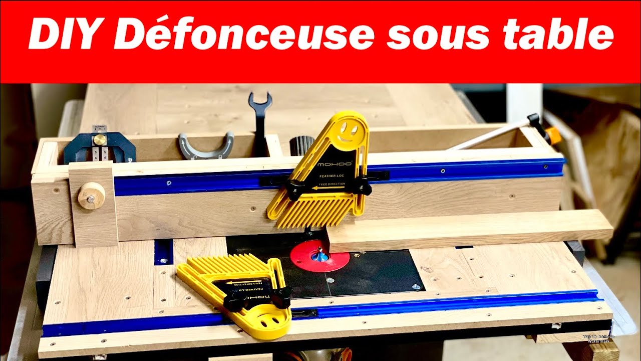 Un ascenseur ultra simple pour défonceuse – L'Atelier de Chris