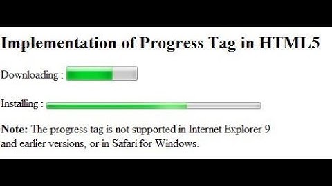 How to create a progress bar in 2 minutes!
