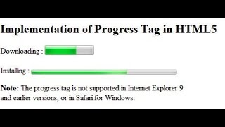 How to create a progress bar in 2 minutes!