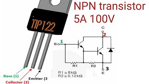 TIP122 NPN transistor 5A 100V