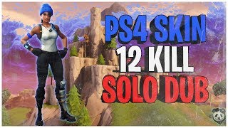 Fortnite | PS4 Team Leader on PC - 12 Kill Solo DUB! | Best Heavy Sniper Kills! | PC