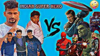 Marvel x Desi super hero ?// Acting Fan x R2h // funny video gaali king