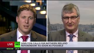 Growing calls for N.Ireland referendum
Sinn Fein, Northern Ireland’s largest Irish nationalist party, says independence referendum should be held ‘as soon as possible.’
Please Like Subscribe to TruthStartsNow3: https://www.youtube.com/channel/UCTcattmyWp53dUmhfatRJGw
Follow: https://twitter.com/TSN_Ireland Growing calls for N.Ireland referendum