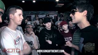 KOTD - Rap Battle - Real Deal / Fresco vs HFK / Charron | #GP2011 R2