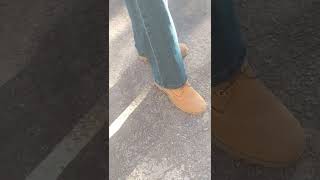 ROCKING HIS TIMBERLANDs
